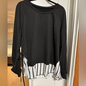 Black and White Women's Top